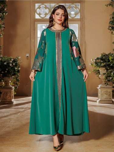 Robe Djellaba Verte